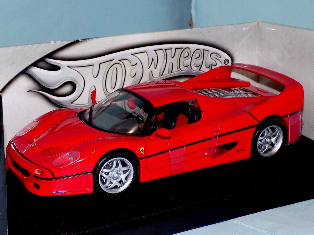 FERRARI F50 1995 RED HOTWHEELS 50430 1:18 | eBay