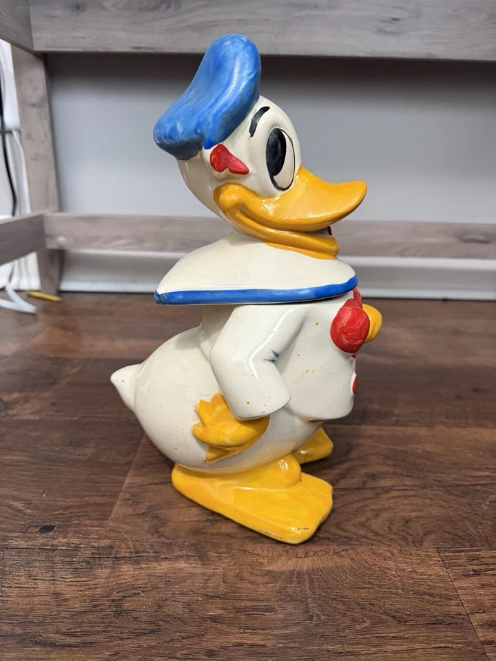 Antique Donald Duck Walt Disney Cookie Jar (1940) 12.5” - Image 2 of 4