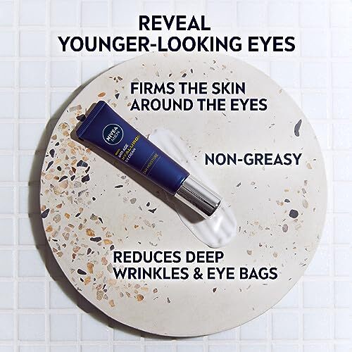 NIVEA MEN Anti-Age Hyaluron Eye Cream 15ml Men's Eye Cream with Hyaluronic Ac... - Picture 2 of 6