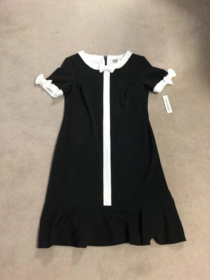 shelby and palmer black and white dress