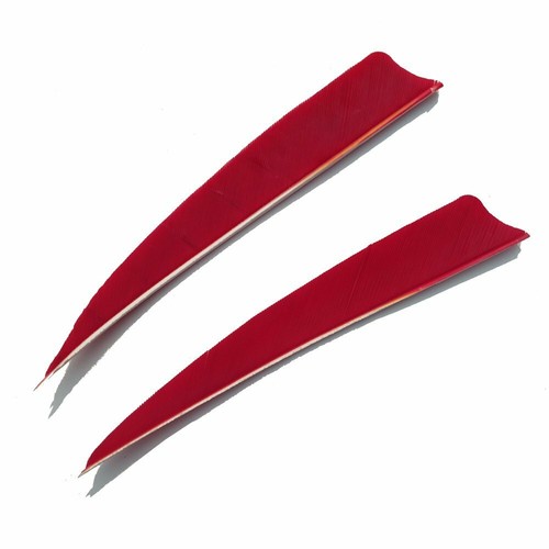 4"" 5"" Bogenschießen Pfeilfeder natürlich fletching Truthahnfletches Bogenpfeil zum Selbermachen - Bild 4 von 10
