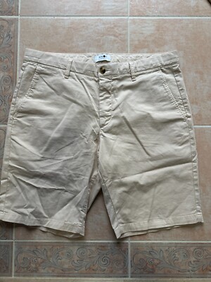NN07 No Nationality Khaki Beige Crown shorts 1004 Men size  34