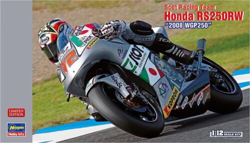 Hasegawa 1/12 Scott Racing Team HONDA RS250RW 2008 WGP250 Plastic Model 217 - 第 1/3 張圖片