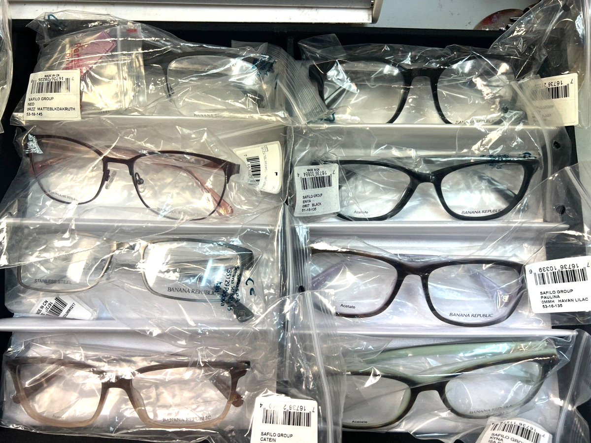 NEW Banana Republic WHOLESALE LOT 10 EYEGLASSES MULTI COLORS