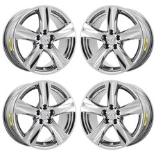 Set Of 4 Staggered 18x818x8.5 Lexus Is250 Pvd Bright Chrome Wheels Rims Oem Set Of 4 Staggered 18x818x8.5 Lexus Is250 Pvd Bright Chrome Wheels Rims Oem