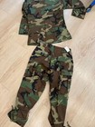 NWT NEW US Military Woodland Camo BDU Uniform Set: Top Small Reg & Pants Med Reg — photo 2