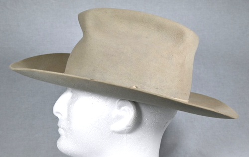 Vintage Stetson Distressed Western Beaver Cowboy Hat Size 7-1/2 - Picture 5 of 9