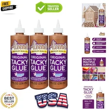 Tacky Glue, All Purpose Adhesive, Perfect for Crafts and DIY Projects, Dries ...
