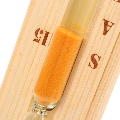 Clessidra Timer Bambini Sauna Da Tavolo Minuti Sabbia Legno Tubo Ricordo - Foto 5 di 12