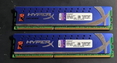 Kingston HyperX Genesis 8GB Kit (2x4GB) DDR3 1600MHz  RAM CL9 KHX1600C9D3K2/8GX