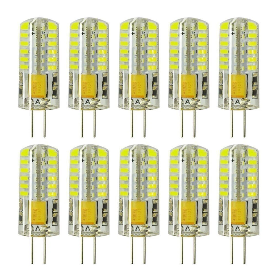 1-10Pack G4 LED Light Bulb AC/DC 12Volt 3W (20W Equivalent) Bi Pin Base Lamps - Image 2 of 4