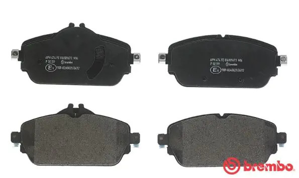 Für BREMBO P 50 119 HAM PADS. FRONT TRW MERCEDES-BENZ/MERCEDES-BENZ (BBDC) - Bild 2