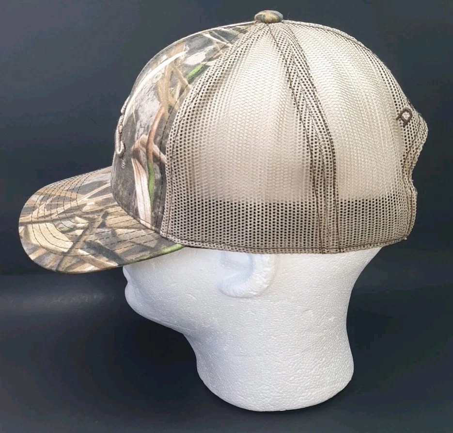 DRAKE WATERFOWL SYSTEMS CAMO MESH BACK BALL CAP HAT RAISED LOGO - Image 4 of 4