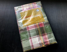 NEW 2009 vtg NIB autumn inspirations flannel backed vinyl TABLECLOTH picnic home