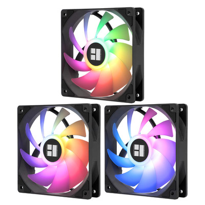 Thermalright TL-C12C-S X3 CPU Fan 120Mm ARGB Case Cooler Fan, 4Pin PWM Silent Co