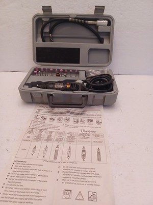 Dremel Multi Mini Grinder With Case Model Q1K-FD-3A USED SEE PHOTOS