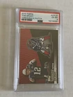 2010 Topps Tom Brady Throwback Patch Psa 6