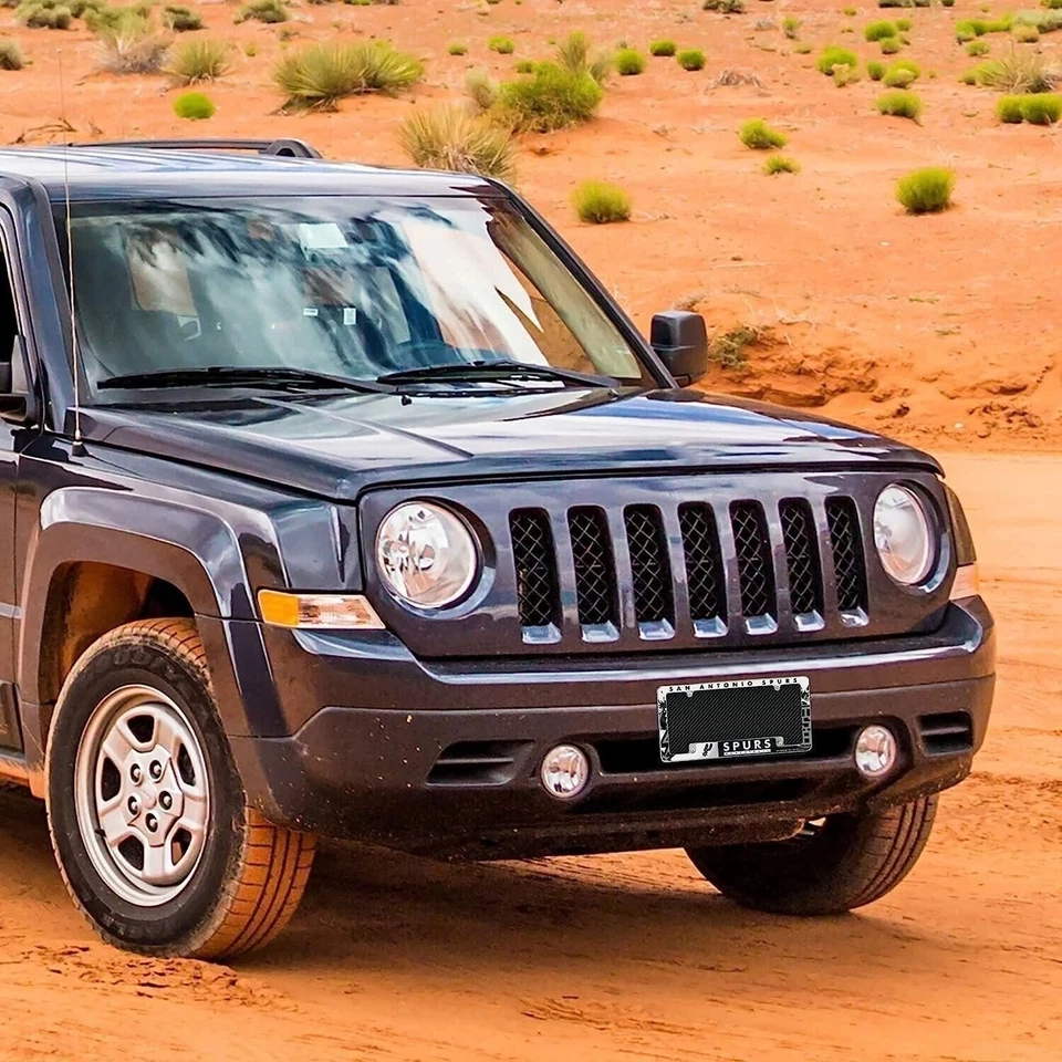 Cubierta de etiqueta de marco de matrícula de metal premium Denver Nuggets, fibra de carbono... Foto 3 de 4