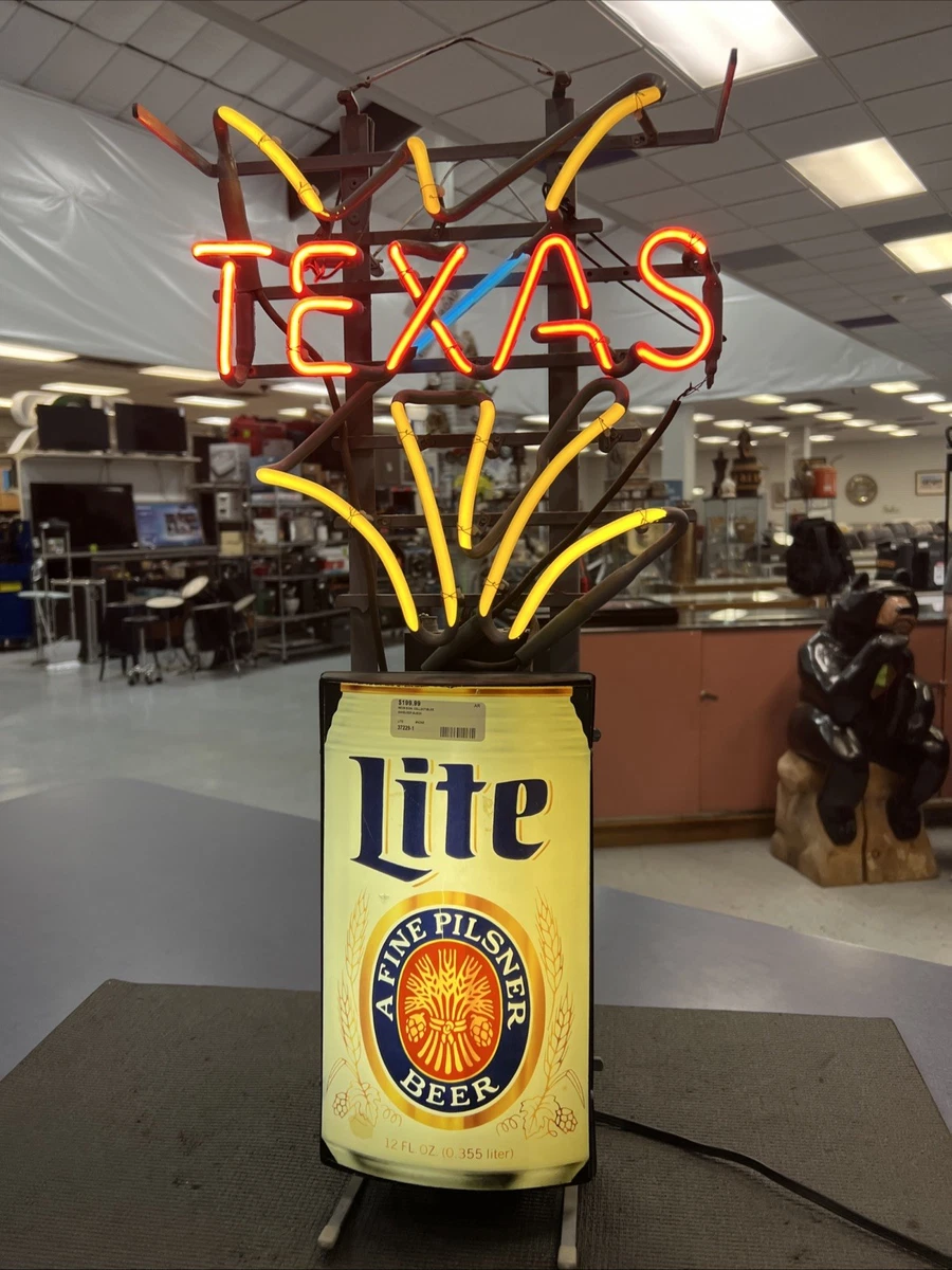 miller light neon beer sign products for sale | eBay