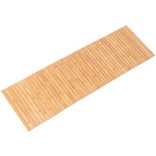 Bamboo Bath Mat Bathroom Runner Long Large Rugs Floor Wood Shower Bathtub Waterp