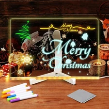 OneNine LED Note Board with Colors, 2024 New Glowing Acrylic 11.8 * 7.9 in 