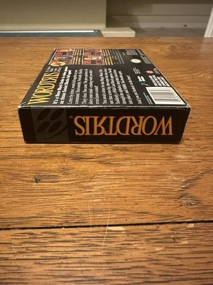 Wordtris (Super Nintendo Entertainment System, 1992) Complete CIB SNES