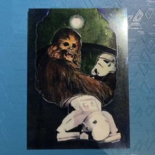 1996 Topps Finest Star Wars #8 Chewbacca