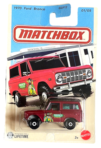 Matchbox 1970 Ford Bronco 1/5 Truck Series 2026 1:64 Modellauto Spielzeug Usa-image