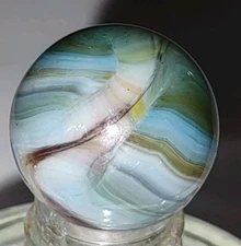 Bn2639 - JABO " Luckenback  " Marble * .62" * Made in U.S.A. - August 21, 2015