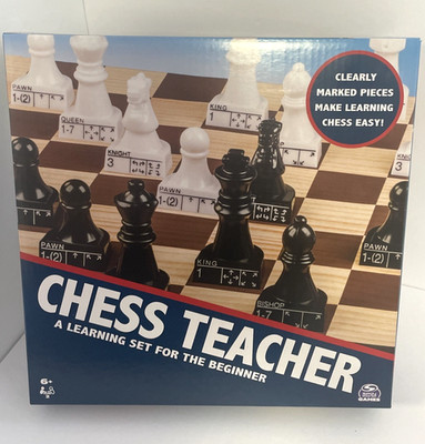 Chess Teacher by Spin master - A Learning Set For The Beginner - NEW