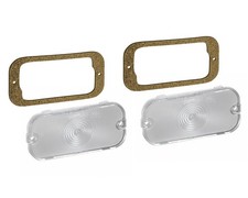 1961-64 Galaxie Park Lamp Lenses Turn Signal Lh Rh 1964-65 Comet Clear New
