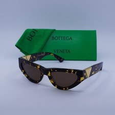 New Bottega Veneta BV1176S 002 Havana/Brown 55-19-130 Sunglasses