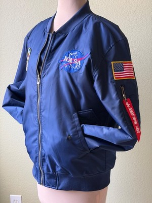 2020 NASA MA-1 Flight Jacket US Size Mens SM / Womens LG made by Asstseries