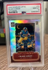 2024 Donruss Optic Blake Corum Uptown #14 PSA Gem Mint 10 💥 Minty Fresh!!