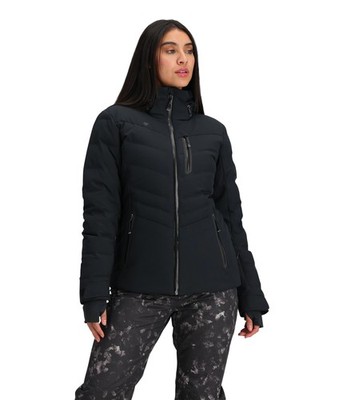 Obermeyer Cosima Down Jacket Black Size 12 - Stylish Ski Coat, New with Tags