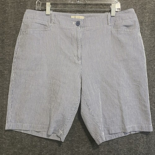 Talbots Short Femme 10 Parfait Bermuda Chino Coton Stretch