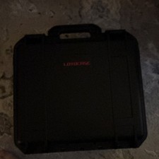 LOTOCASE Hard Plastic Case Black With Foam Protective Storage