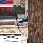 60lbs Foldable Hunting Longbow 60" Archery Adult Fishing Survival Straight Bow