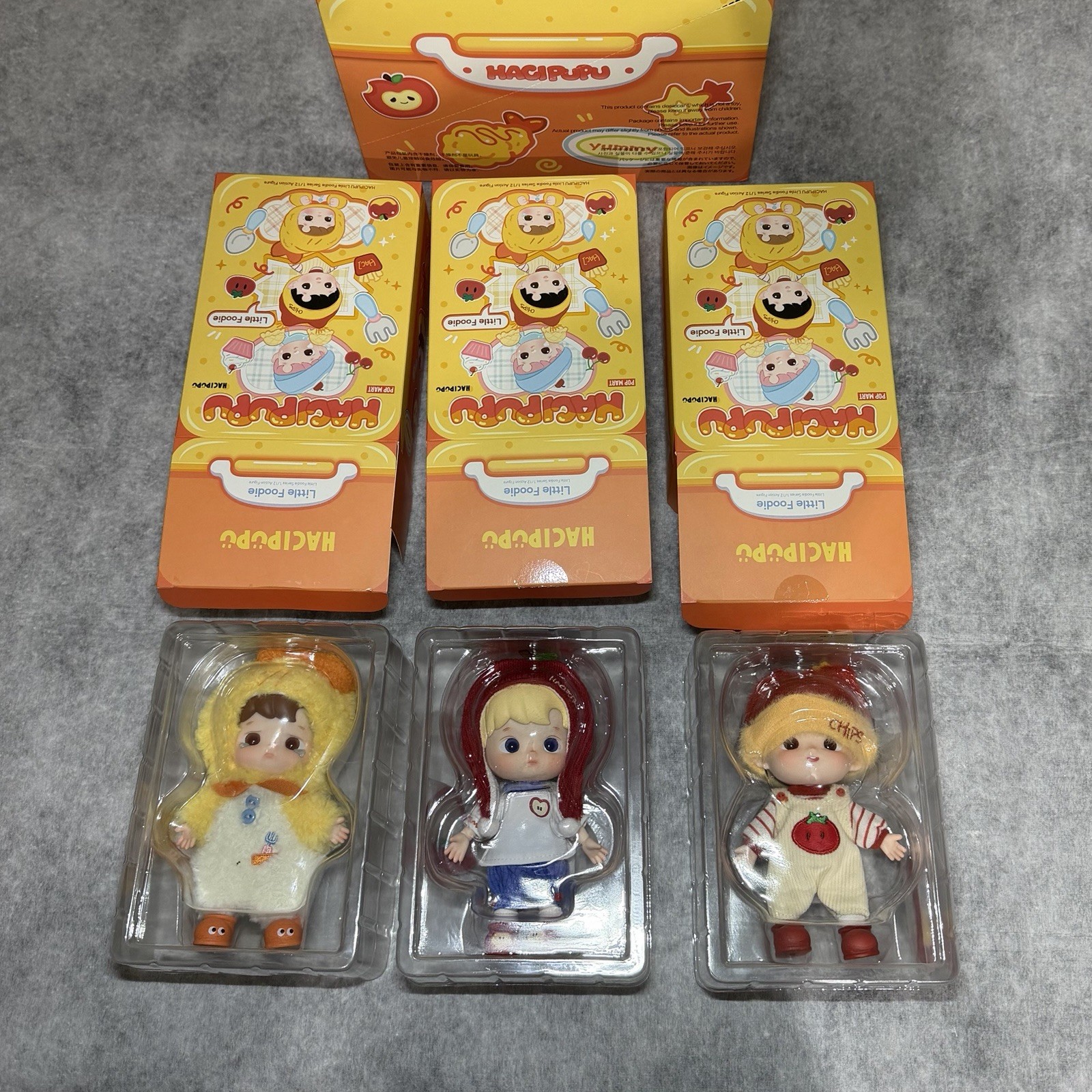 Hacipupu Little Foodie Series 1/12 Action Figure Whole Set Crispy Fried Chicken