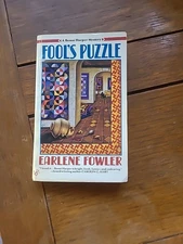 Fool's Puzzle Benni Harper Series By Earlene Fowler Paperback Acceptable