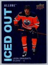 2019-20 UD Allure - LEON DRAISAITL Iced Out #IO-LD Insert Card