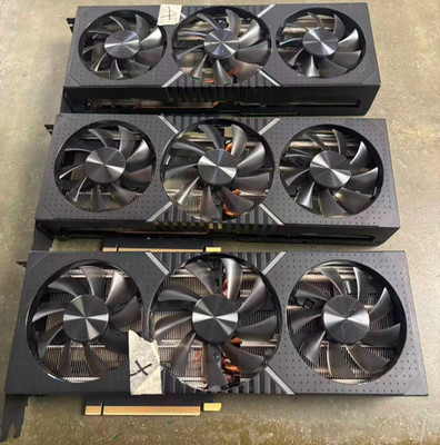 Lot of 3 HP Omen OEM NVIDIA GeForce RTX 3080 10GB M24412-002 Parts Repair AS IS