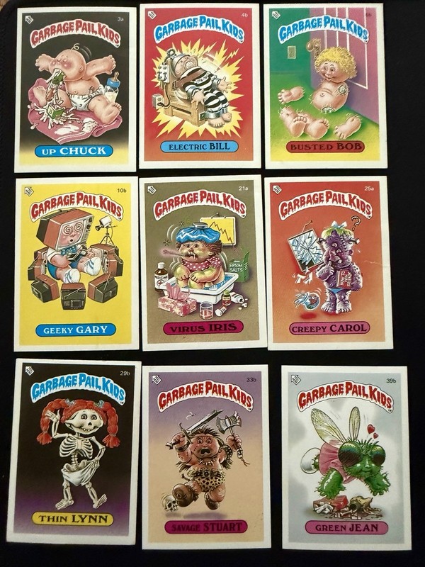 Garbage Pail Kids (GPK) 1985 Series 1 MINI cards (9)🔥🔥🔥