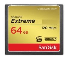 SanDisk Extreme CompactFlash 64GB Memory Card