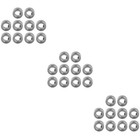  30 Stück Edelstahl 3D-Druckerteile Silber T8