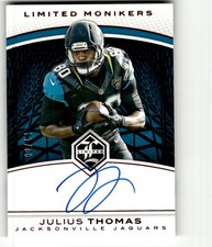2016 Panini Limited Julius Thomas Limited Monikers Ruby Spotlight #/10 #LM-JTH