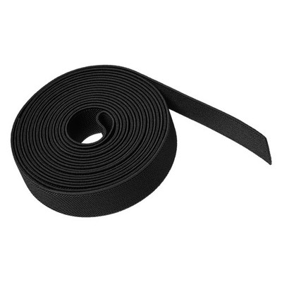 1PCS 1'' Flat 4 Yard Twill Elastic Band Black