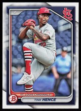 2024 Bowman Draft Tink Hence #BD-43 BASEBALL CARD St. Louis Cardinals