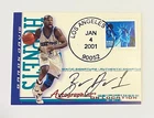 2000-01 Fleer Futures Baron Davis Autographics On Location Rare Auto