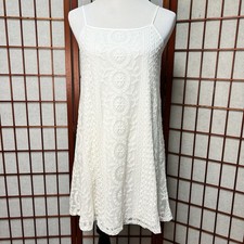 GARAGE Women’s Lace Mini Dress Size S, Adjustable Strap, 90’s Style